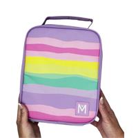 MontiiCo Insulated Large Lunch Bag and Ice Pack Sorbet Sunset