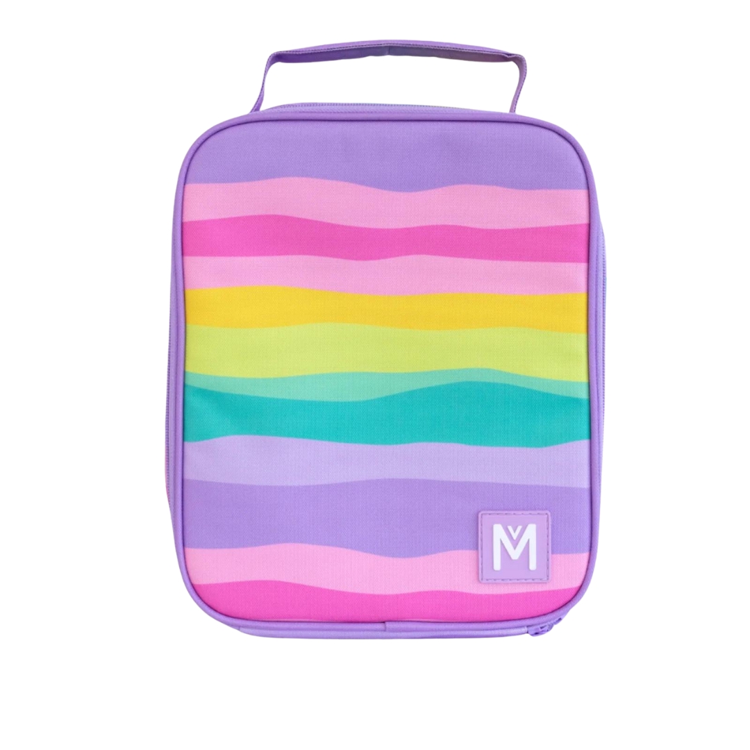 MontiiCo Sorbet Sunset Insulated Lunch Bag and Ice Pack| Kids Lunch Bag