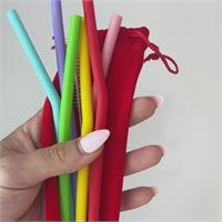 Montiico Silicone Straws Fruity Pop