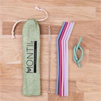 Montiico Silicone Straw Set Mellow