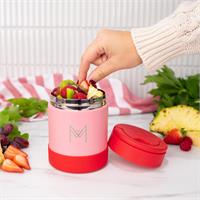 Montiico Strawberry Insulated Food Jar 400ml