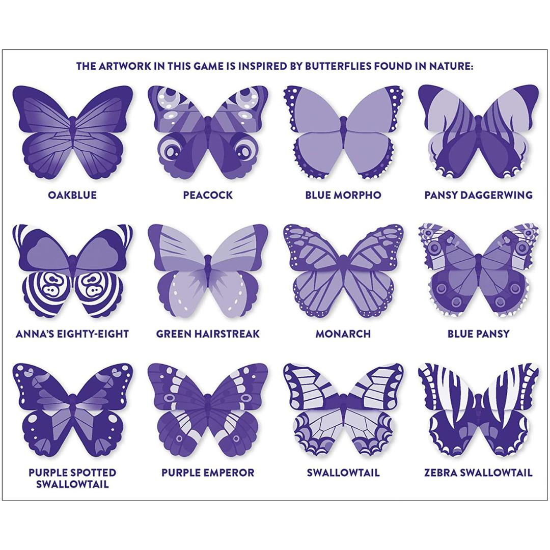 Memory Match Shaped Butterflies