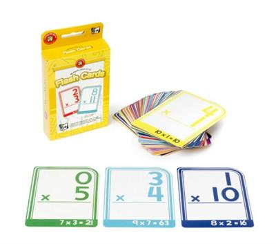 Multiplication 0-12 Flash Cards