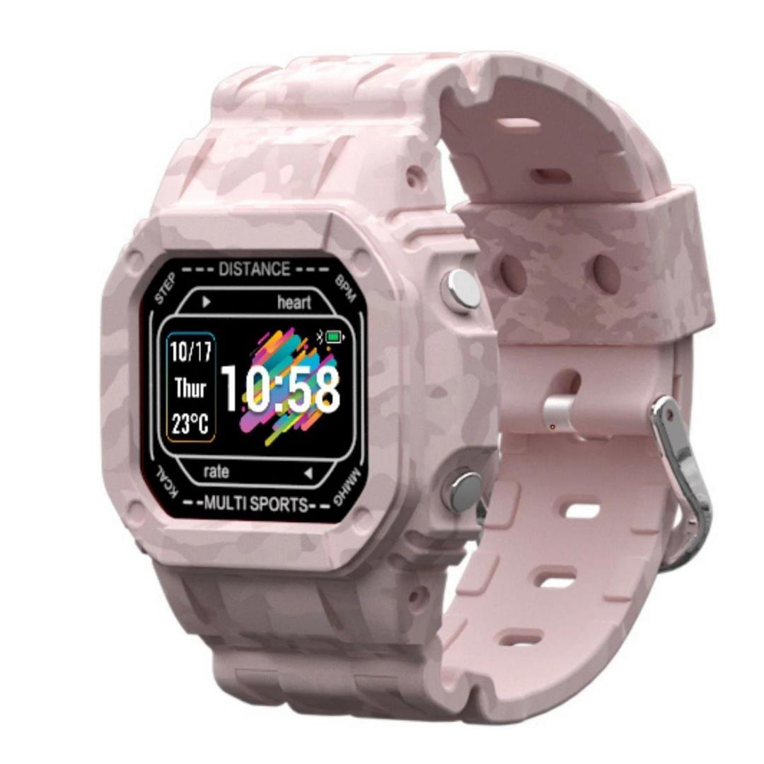 Nexus - Kids and Teens Smartwatch - Pink Camouflage