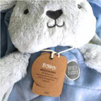 O.B Designs Comforter - Bruce Bunny (Blue)