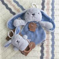 O.B Designs Dingaring and Comforter - Bruce Bunny (Blue)