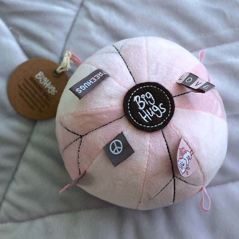 O.B Designs Pink Sensory Tag Ball