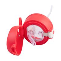 Oasis Kids Stainless Steel Double Wall Insulated Drink Bottle with Sipper (550ml) Cherry Crush