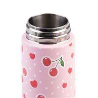 Oasis Kids Stainless Steel Double Wall Insulated Drink Bottle with Sipper (550ml) Cherry Crush
