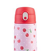 Oasis Kids Stainless Steel Double Wall Insulated Drink Bottle with Sipper (550ml) Cherry Crush