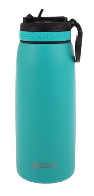 Turquoise Oasis Sports Drink Sipper Bottle 780ml