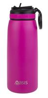 Fuchsia Oasis Sports Drink Sipper Bottle 780ml