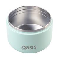 Oasis Stainless Steel Double Wall Insulated Food Flask Quick Release Lid (300ml) Mint