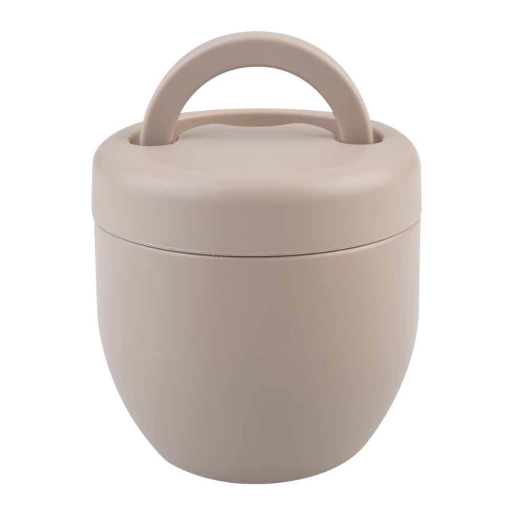 Oasis Stainless Steel Double Wall Insulated Food Pod 470ML Latte