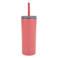 Oasis Super Sipper Tumbler with Straw Coral