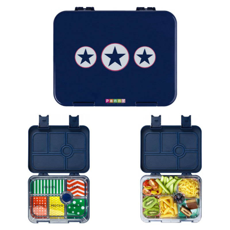 Penny Scallan Bento Box Navy | Kids Lunch Box