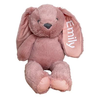 Personalised Bunny Teddy Blush