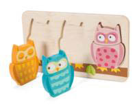 Petilou-Wooden Toys-Chouette Owl Puzzle