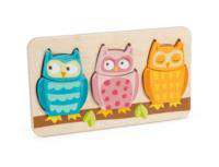 Petilou-Wooden Toys-Chouette Owl Puzzle