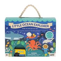Petit Collage Wind-Up and Go Playset Ocean