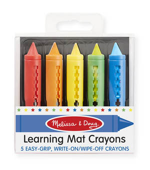 Learning Mat crayons