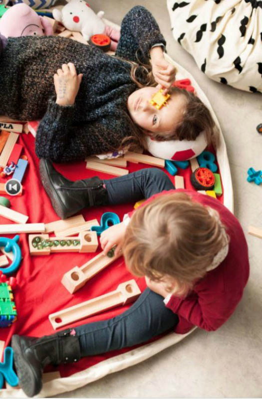 Play&Go Panda Toy Storage Bag