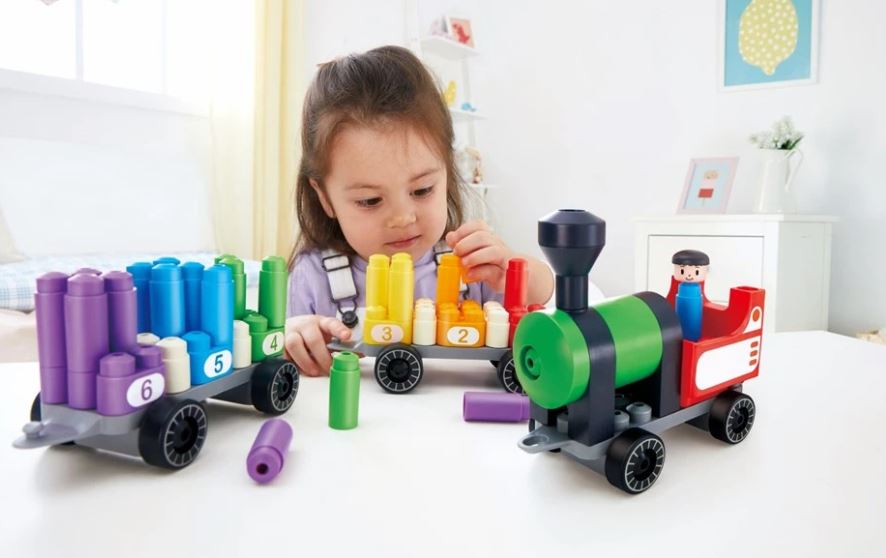 Poly M Rainbow Counting Train Kit