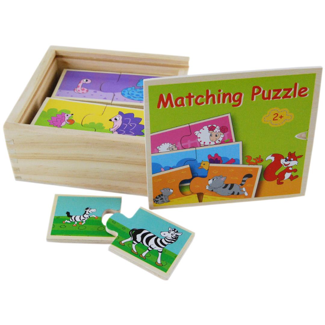 Wooden Matching Puzzle Game
