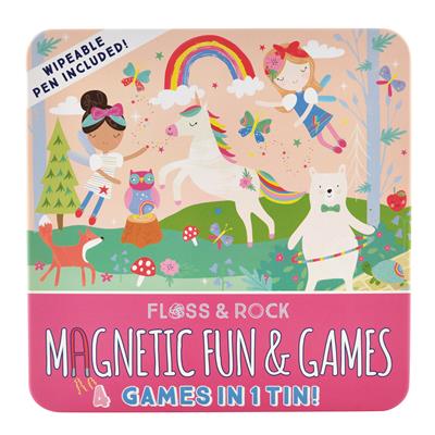 Rainbow Fairy Tin of Magnetic Games
