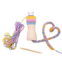 Rainbow French Knitting