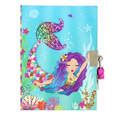 Rainbow Mermaid Strawberry Scented Lockable Diary