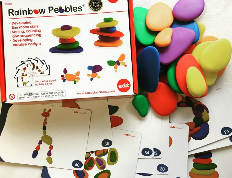 Rainbow Pebbles Set