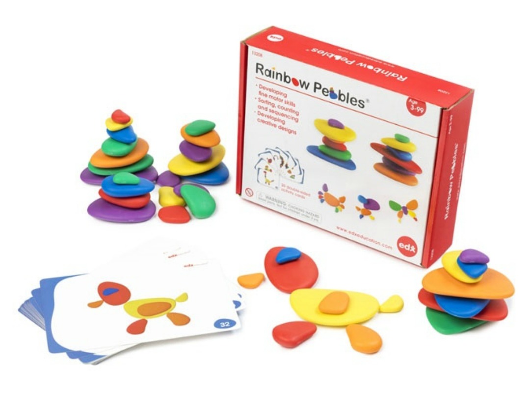Rainbow Pebbles Set| Educational Toys