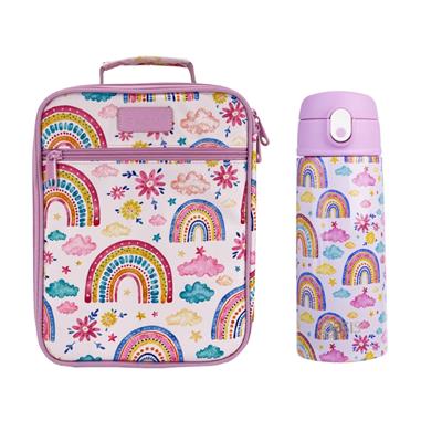 Rainbow Sky Bag and Sipper Bottle Combo