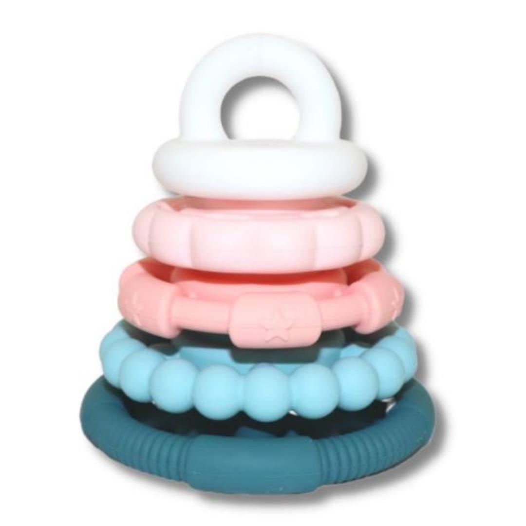 Rainbow Stacker and Teether Toy-Sugar Blossom