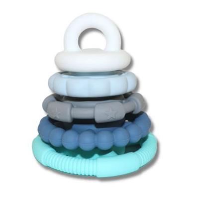 Jellystone Rainbow Stacker and Teether Toy - Ocean