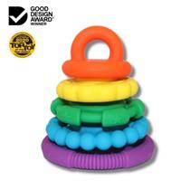 Rainbow Stacker and Teether Toy-Rainbow Bright
