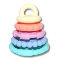 Rainbow Stacker and Teether Toy-Pastel