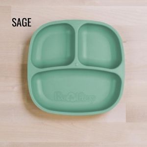 Replay Divided Kids Plate Sage