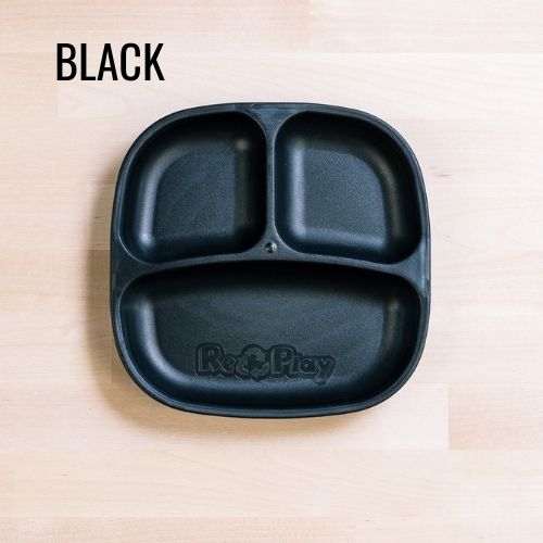 Replay Divided Kids Plate Black