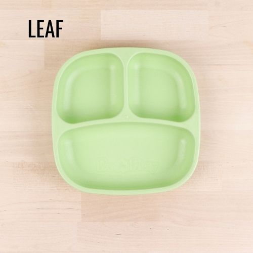 Replay Divided Kids Plate Leaf