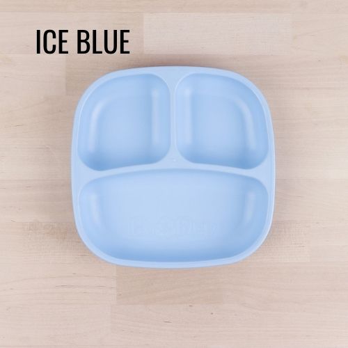 Replay Divided Kids Plate Ice Blue