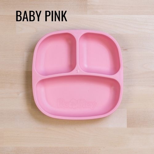 Replay Divided Kids Plate Baby Pink