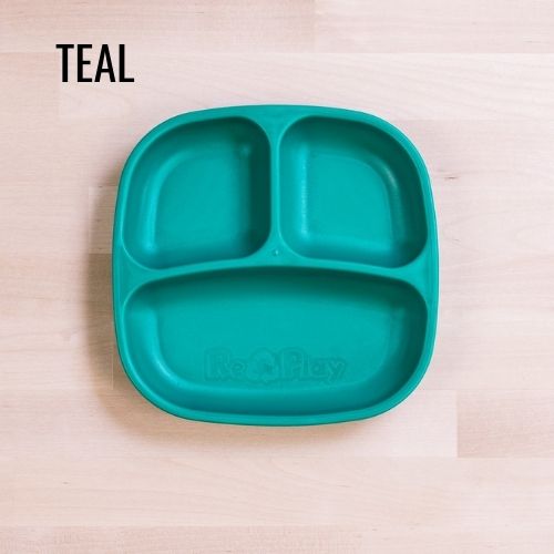 Replay Divided Kids Plate Teal
