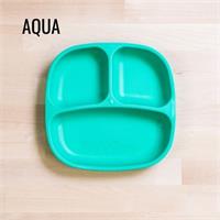 Replay Divided Kids Plate Aqua