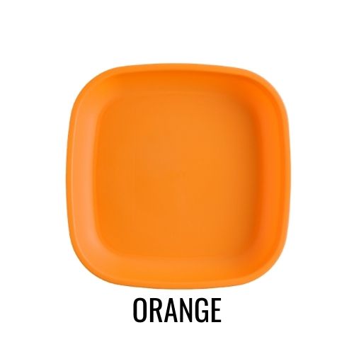 Replay Flat Kids Plate Orange