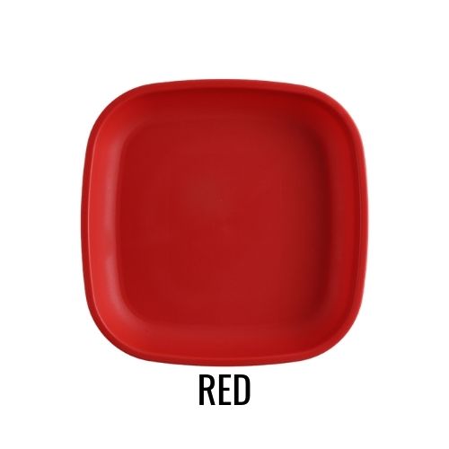 Replay Flat Kids Plate Red