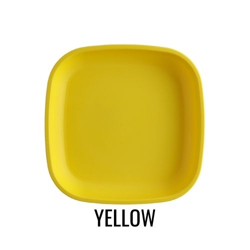 Replay Flat Kids Plate Yellow