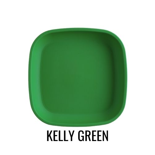 Replay Flat Kids Plate Kelly Green