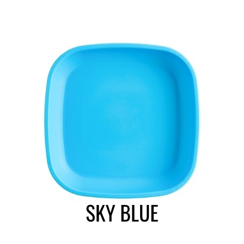 Replay Flat Kids Plate Sky Blue